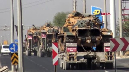 Mardin suriye sınırına tank sevkiyatı sürüyor