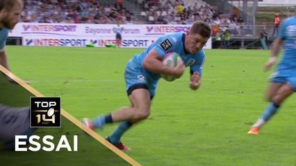TOP 14 - Essai Anthony BOUTHIER  (MHR) - Bayonne - Montpellier - J7 - Saison 2019/2020