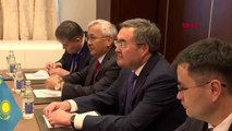 Çavuşoğlu, kazakistan cumhuriyeti dışişleri bakanı mukhtar tleuberdi ile görüştü