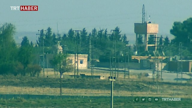 Teröristlerin korku içinde aldıkları önlemleri TRT Haber görüntüledi