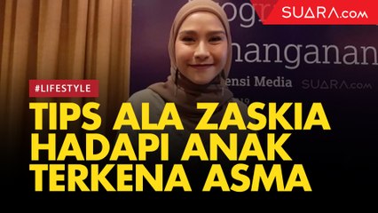Cara Zaskia Mecca Cegah Serangan Panik saat Anak Asma
