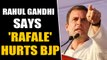 Rahul Gandhi says Rafale is still hurting BJP | OneIndia News
