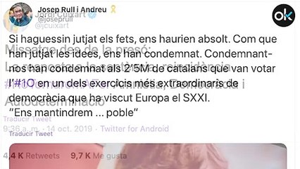 Los presos golpistas tras conocer la sentencia del 1-O: «Lo volveremos a hacer»