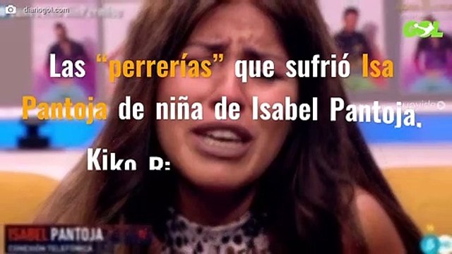 Las “perrerías” que sufrió Isa Pantoja de niña de Isabel Pantoja, Kiko Rivera y la abuela
