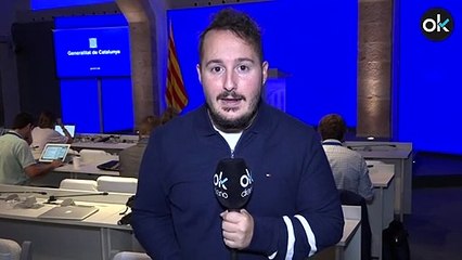 Declaración institucional del presidente de la Generalitat, Quim Torra