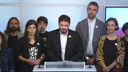 Rufián: "No es una sentencia, es una venganza"