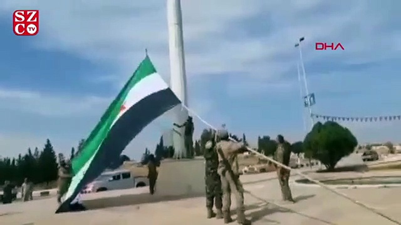 Barış Pınarı Harekâtı: Suriye ordusu ilerliyor, kamu kurumlarına bayrak çekildi