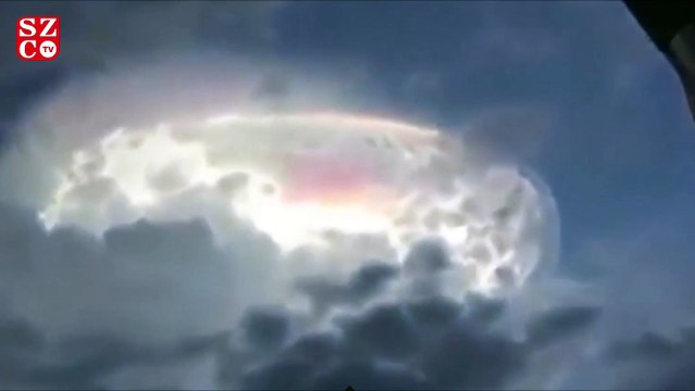 Sosyal medya bu görüntüyü konuşuyor: Tanrının işareti