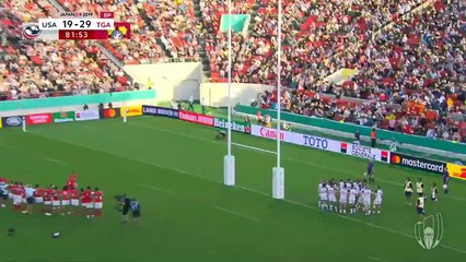 Special moment as Siale Piutau takes last kick for Tonga