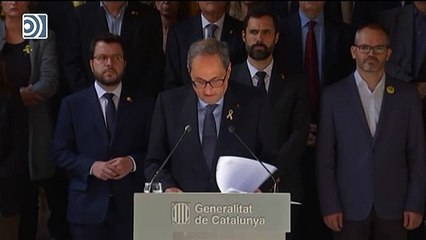 Torra: "Reiteramos nuestro compromiso de avanzar hacia la república catalana"