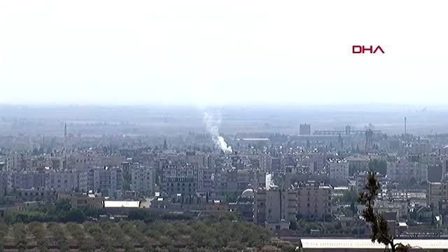 Şanlıurfa ceylanpınar'ın karşısındaki resulayn'da terör mevzileri vurulmaya devam ediyor-1