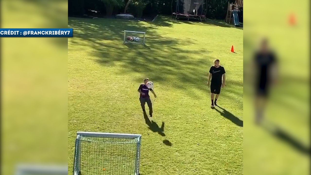 Quand Franck Ribéry entraîne son fils