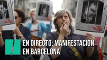 Manifestaciones en Barcelona contra la sentencia del Supremo