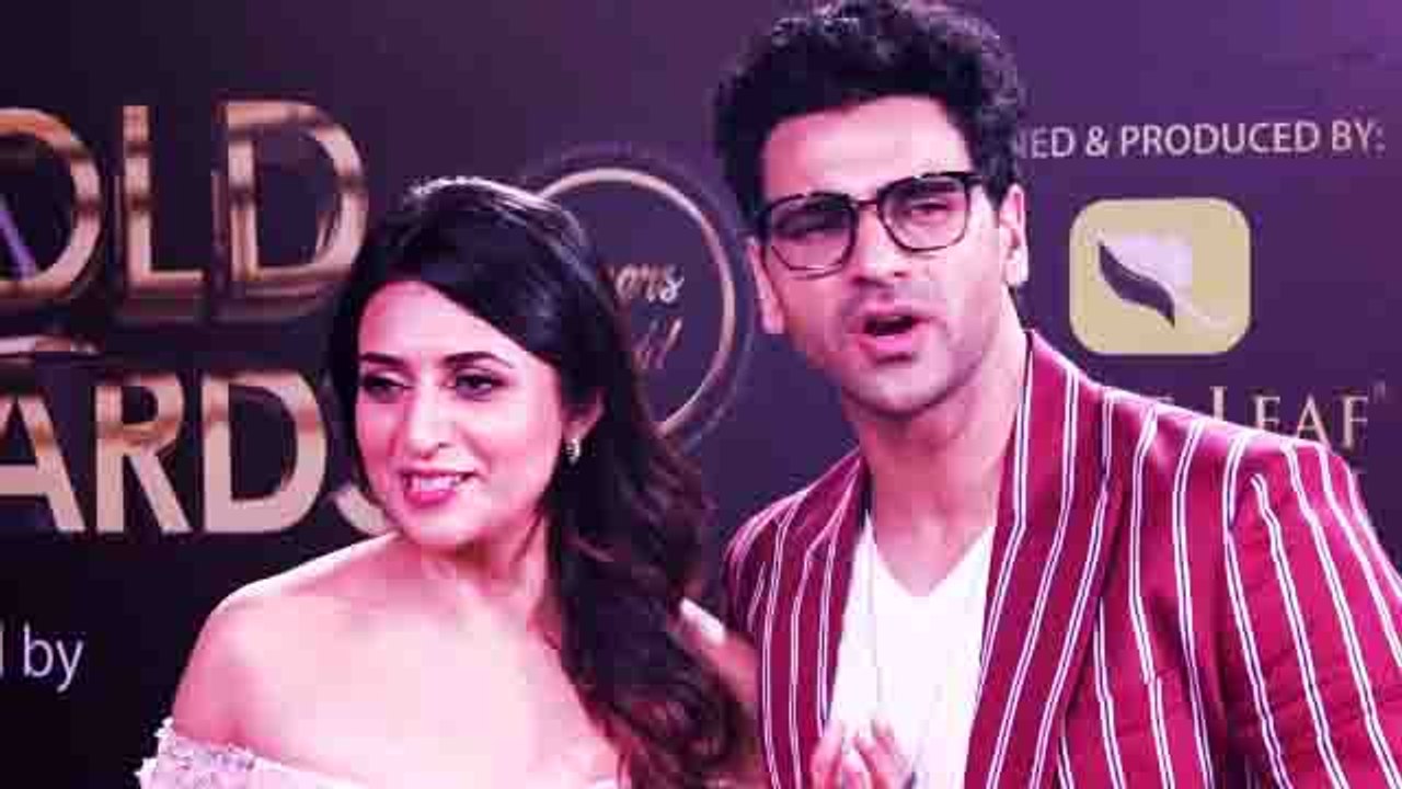 Divyanka Tripathi & Vivek Dahiya make fun of each-other at Gold Awards | FilmiBeat