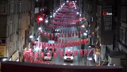 Elazığ Türk bayraklarıyla gelin gibi süslendi