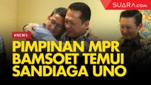 Pimpinan MPR Bambang Soesatyo Temui eks Cawapres Sandiaga Uno