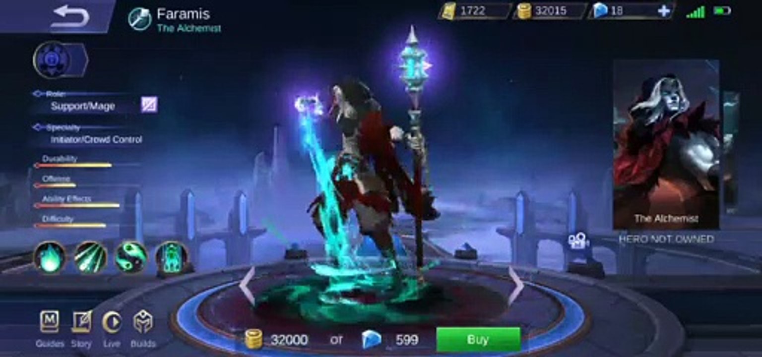 Mobile Legends Bang Bang Hero Faramis Buy Hero Battle Points