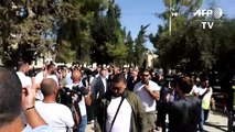 وفد من بعثة المنتخب السعودي يزور الحرم الشريف في القدس الشرقية المحتلة