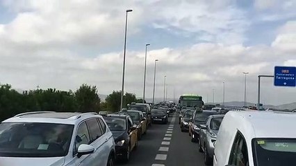 Retenciones para llegar al aeropuerto de El Prat