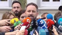 Santiago Abascal: “Es una sentencia al gusto de Sánchez”
