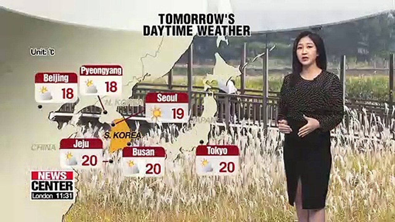 Colder air under clear sunny skies