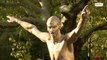 See Zlatan Ibrahimovic and his freshly unveiled topless statue in Malmo