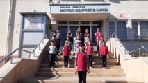 İlkokul öğrencilerinden Mehmetçiğe destek klibi