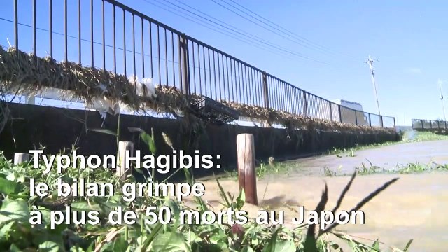 Typhon Hagibis: au moins 56 morts au Japon
