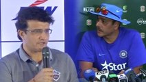 Ravi Shastri  is worried of Sourav Gangully being his new boss | Oneindia Kannada