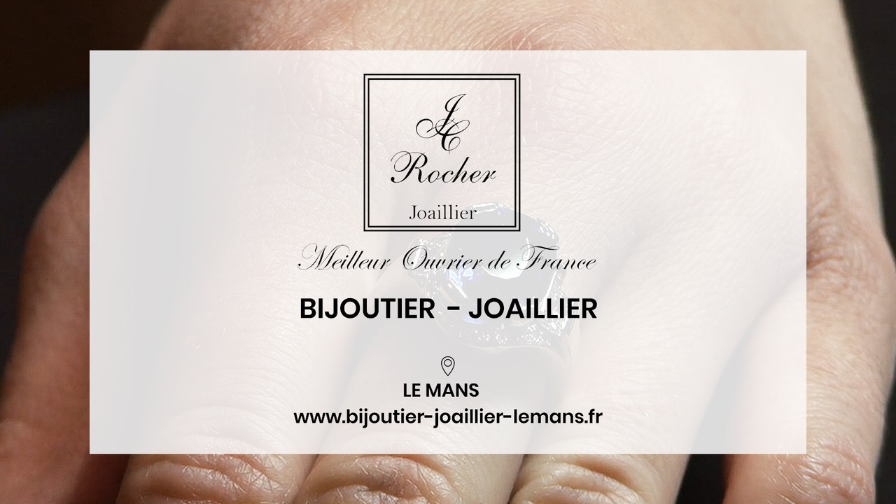 Jean-Charles Rocher, bijoutier joaillier au Mans.