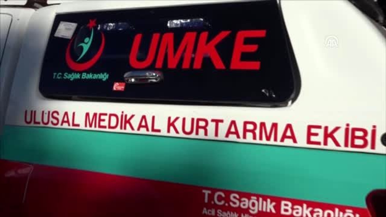 Ulusal Medikal Kurtarma Ekibi sınıra dualarla uğurlandı