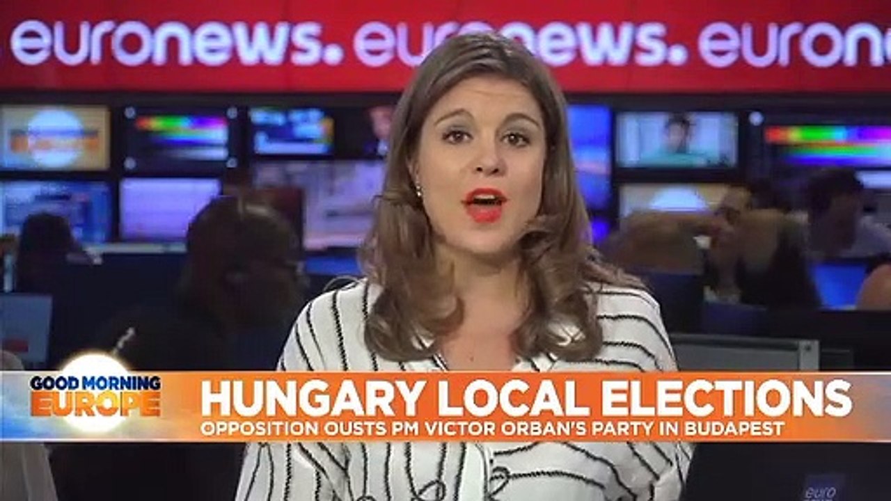 Hungary local elections: Opposition candidate Karácsony unseats Fidesz-backed incumbent in Budapest