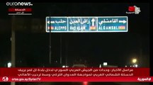 شاهد: لحظة وصول قوات النظام السوري إلى بلدة تل تمر بالقرب من الحدود السورية التركية