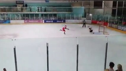 Ice Hockey - Last penalty saved by Petr Cech on his hockey first game