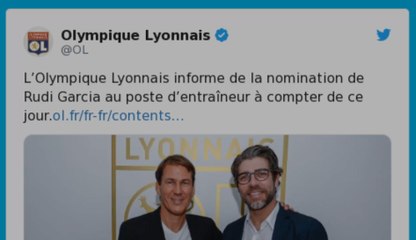 Ligue 1: Rudi Garcia nommé entraîneur de l’Olympique lyonnais