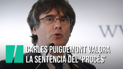 EN DIRECTO: Declaración de Carles Puigdemont por la sentencia del 'procés'