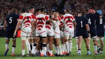 Japan beat Scotland to reach Rugby World Cup quarter-finals