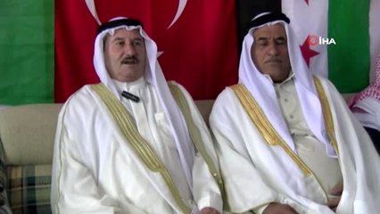- Suriye'nin Abraz aşiretinden Barış Pınarı Harekatı'na destek