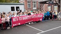 Après la dictée, les élèves de l'école Saint Jean d'Amiens vont courir pour récolter des fonds pour la recherche sur la leucodystrophie