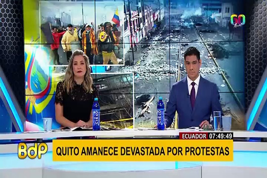 Ecuador: Quito amaneció devastada por protestas