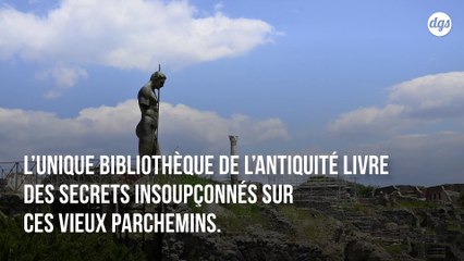 Les papyrus brûlés d'Herculanum pourraient renaître de leurs cendres avec une lecture aux rayons X