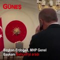 Başkan Erdoğan, MHP Genel Başkanı Devlet Bahçeli'yi arayarak geçmiş olsun temennisini iletti