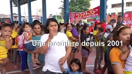 Les Philippines lancent une vaccination massive contre la polio