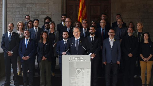 Catalan regional leader Quim Torra calls for amnesty for convicted separatists