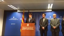 Puigdemont llama a la movilización tras sentencia del 'procés'