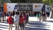 Öğrenciler simülasyon tırında depremi yaşadı - KIRKLARELİ