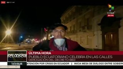 Pueblos originarios de Ecuador agradecen apoyo ciudadano en su lucha