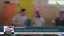 Argentina: culmina elección provincial en Chaco