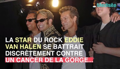 Cancer de la gorge : Eddie Van Halen suit une radiothérapie