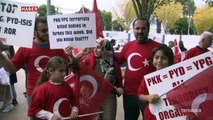 Beyaz Saray önünde tarihi protesto: Terör örgütü Kürtler'i temsil etmiyor